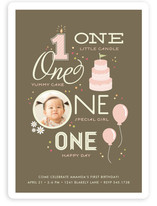 One Happy Day Children's Birthday Party Invitations