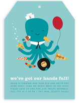 We've Got Our Hands Full Children's Birthday Party Invitations