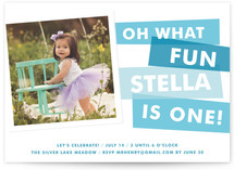 What Fun Children's Birthday Party Invitations