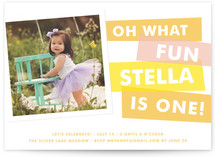 What Fun Children's Birthday Party Invitations