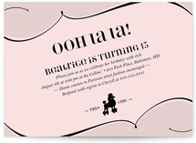 Tres Chic Children's Birthday Party Invitations