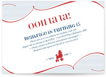 Tres Chic Children's Birthday Party Invitations