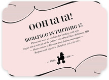 Tres Chic Children's Birthday Party Invitations