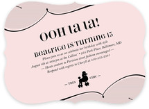 Tres Chic Children's Birthday Party Invitations