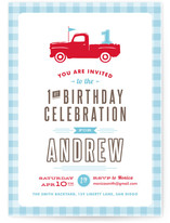 Americana Boy Children's Birthday Party Invitations