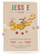 Groaaar Children's Birthday Party Invitations