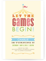 Let the Games Begin! Children's Birthday Party Invitations