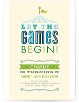 Let the Games Begin! Children's Birthday Party Invitations