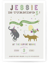 The Parade Children's Birthday Party Invitations