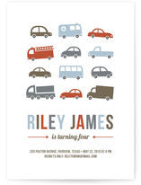 Beep Beep Children's Birthday Party Invitations