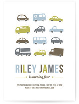 Beep Beep Children's Birthday Party Invitations