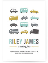 Beep Beep Children's Birthday Party Invitations
