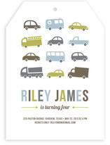 Beep Beep Children's Birthday Party Invitations