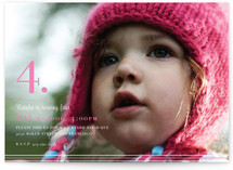 Nostalgia Children's Birthday Party Invitations