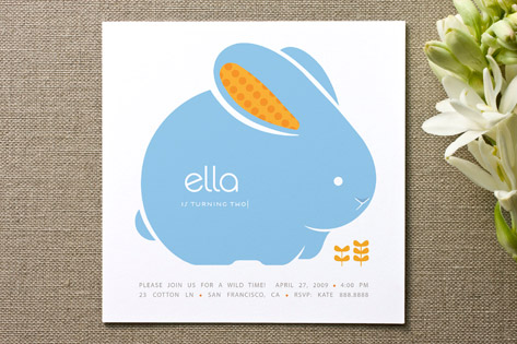 bellabunny Children's Birthday Party Invitations