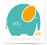 Bellaphant Children's Birthday Party Invitations