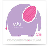 Bellaphant Children's Birthday Party Invitations