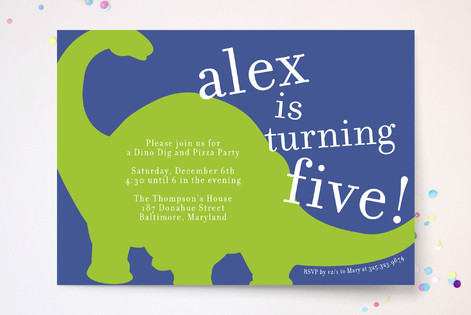Bronto Party Children's Birthday Party Invitations