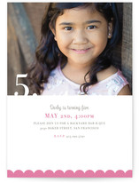 Nostalgia Children's Birthday Party Invitations