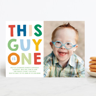 This Guy Children's Birthday Party Invitations