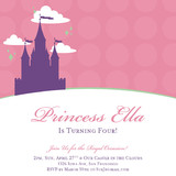 castle in the clouds Children's Birthday Party Invitations, by flock press
