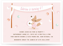 Fox Festive Children's Birthday Party Invitations