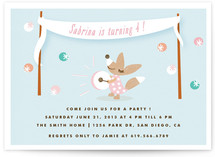 Fox Festive Children's Birthday Party Invitations