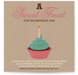 Girlie Cakes Children's Birthday Party Invitations