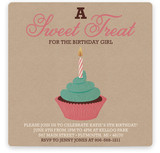 Girlie Cakes Children's Birthday Party Invitations