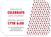 Playing Cards Children's Birthday Party Invitations