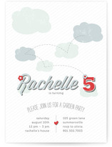 Summer Day Children's Birthday Party Invitations