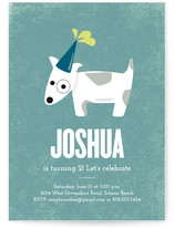 Spotted Puppy Children's Birthday Party Invitations