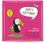 Jungle Jam Children's Birthday Party Invitations