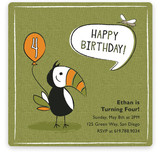 Jungle Jam Children's Birthday Party Invitations