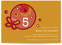 Tulipa Children's Birthday Party Invitations