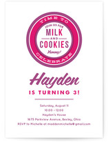 Vintage Milk Children's Birthday Party Invitations