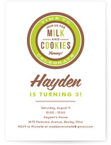 Vintage Milk Children's Birthday Party Invitations