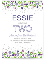 Spring Garden Children's Birthday Party Invitations
