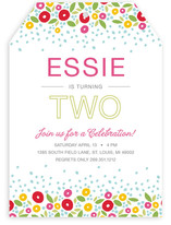 Spring Garden Children's Birthday Party Invitations