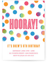 Fun with Color Children's Birthday Party Invitations