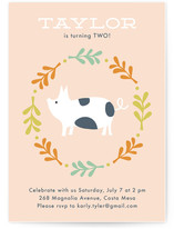 Farm Friends Children's Birthday Party Invitations