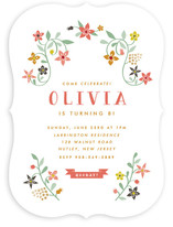 Botanical Affair Children's Birthday Party Invitations