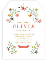 Botanical Affair Children's Birthday Party Invitations