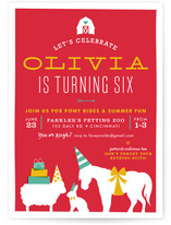 Farm Party Children's Birthday Party Invitations