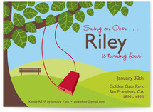 A day in the park Children's Birthday Party Invitations