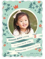 Princess Crown Children's Birthday Party Invitations