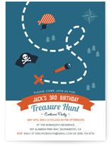 Treasure Hunt Party Children's Birthday Party Invitations