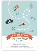 Treasure Hunt Party Children's Birthday Party Invitations