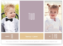 Modern Blocks Children's Birthday Party Invitations