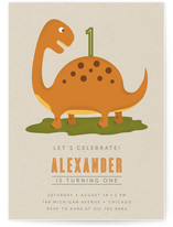 Bronti Kid Children's Birthday Party Invitations